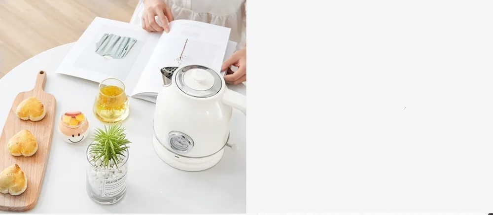 Xiaomi Youpin Ocooker Электрический чайник импорт контроль температуры 1.7л большой емкости с часами Электрический чайник