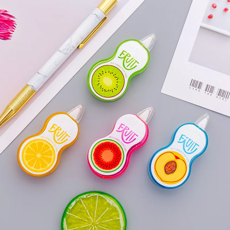 1 шт. Kawaii фрукты корректор Корректирующая лента рекламные подарочные