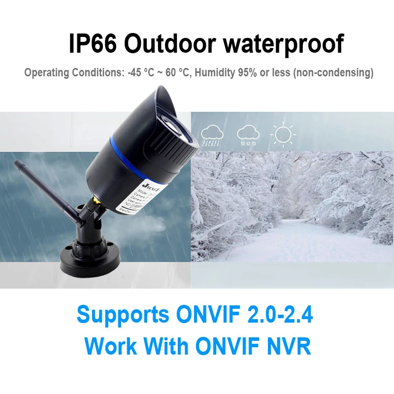 

Ip Camera WIFI 1080P 720P Audio CCTV Security Home Surveillance HD Outdoor Waterproof Wireless HD Night Vision 2MP