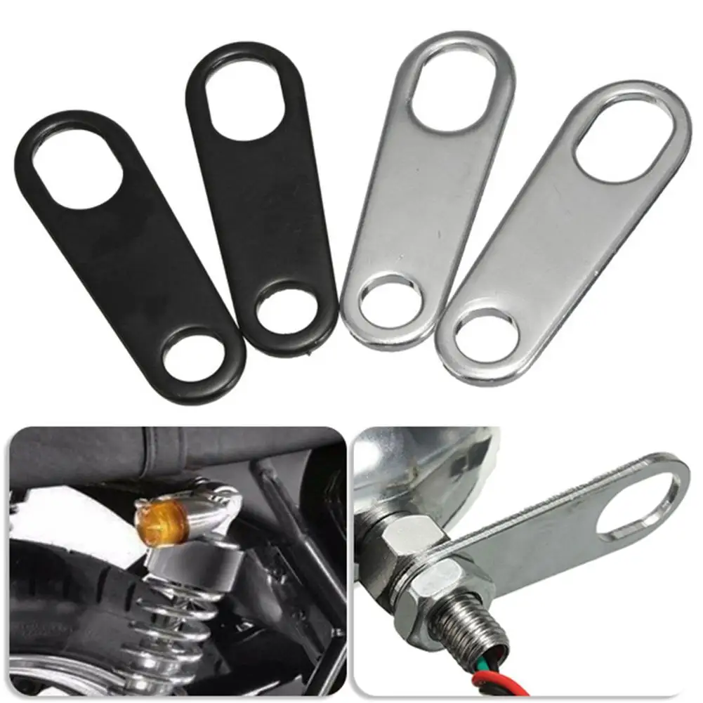 

10mm 2Pcs Motorcycle Indicator Turn Signal Light Lamp Holder Shock Brackets