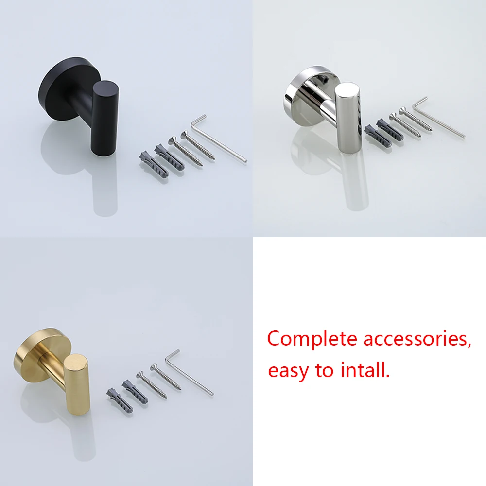 Набор аксессуаров для ванной комнаты стойка-кольцо полотенец полка крючок