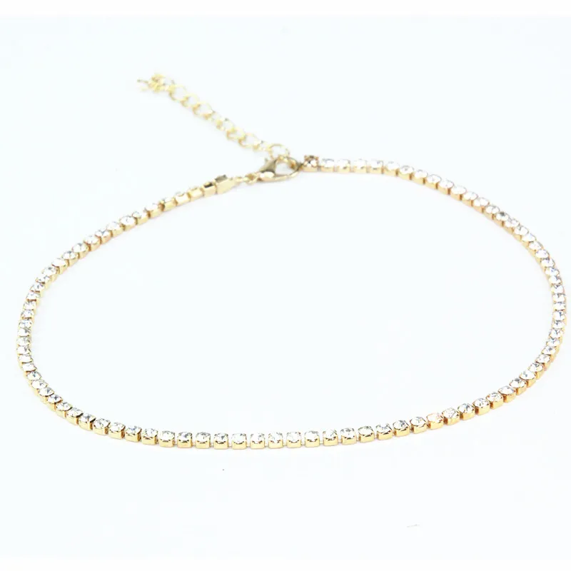 Блестящее Хрустальное растягивающееся свадебное ожерелье стразы для свадебной