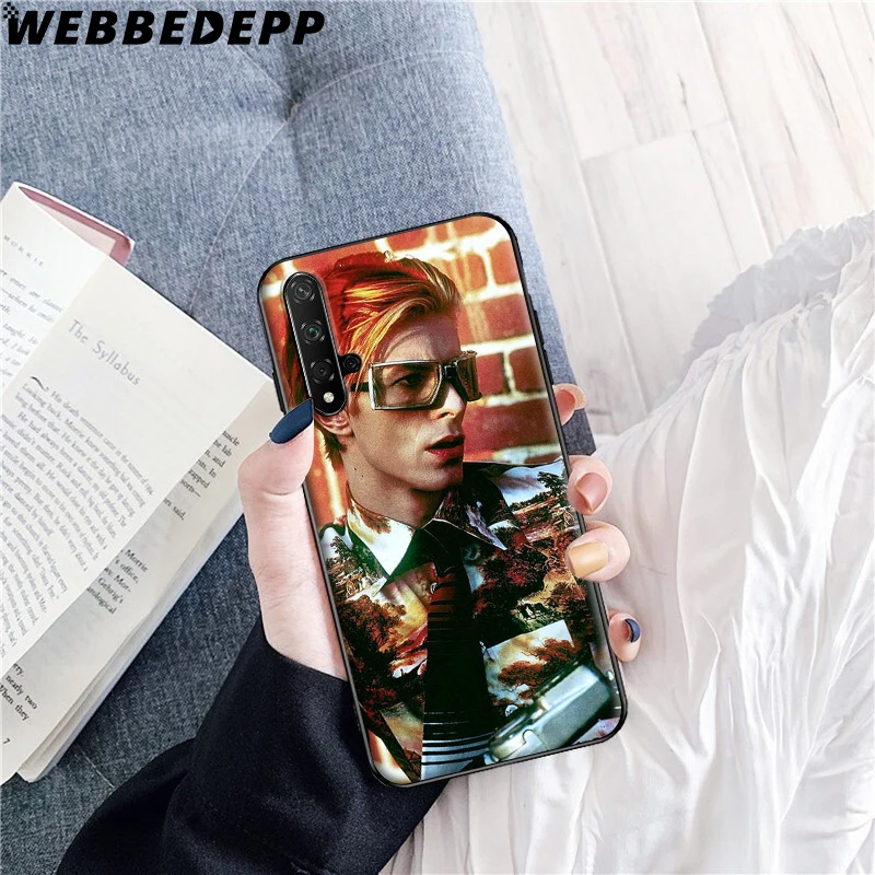 T1 Дэвида Боуи мягкий чехол для huawei Коврики 10 20 30 Lite Pro Nova 2 P9 Смарт 3i 4 5i 5T 5Pro Y6 Y7 Prime -