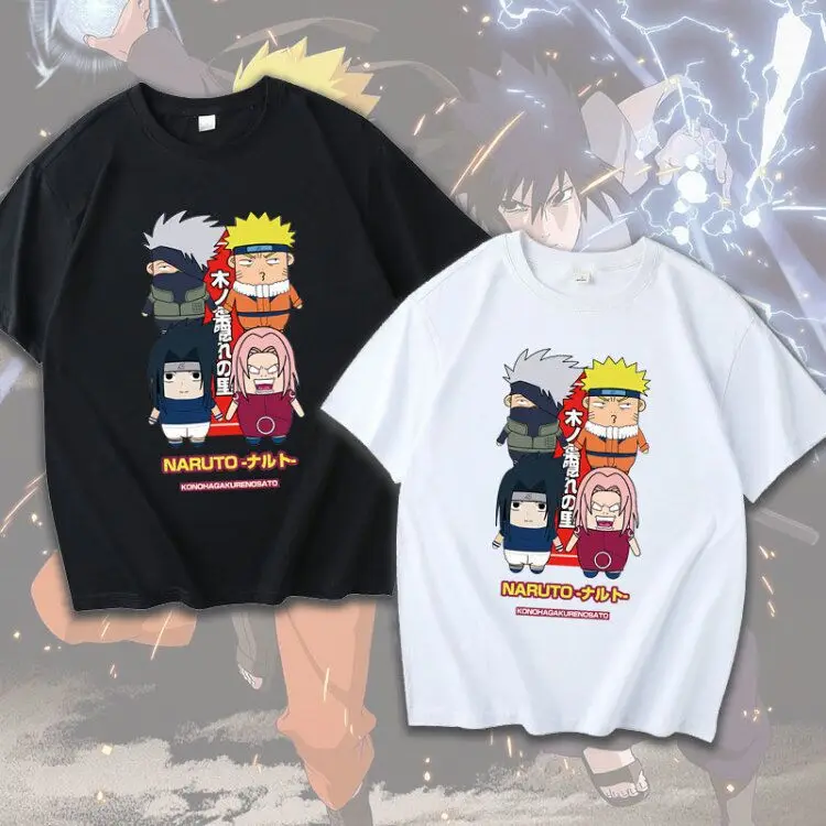 Футболка с Наруто Uchiha Itachi Naruto коротким рукавом Akatsuki организовать анимацию