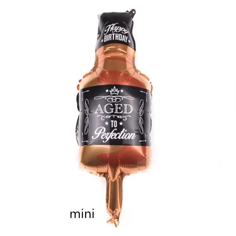 1 шт. винная бутылка бокал для вина воздушный шар из алюминиевой пленки взрослой