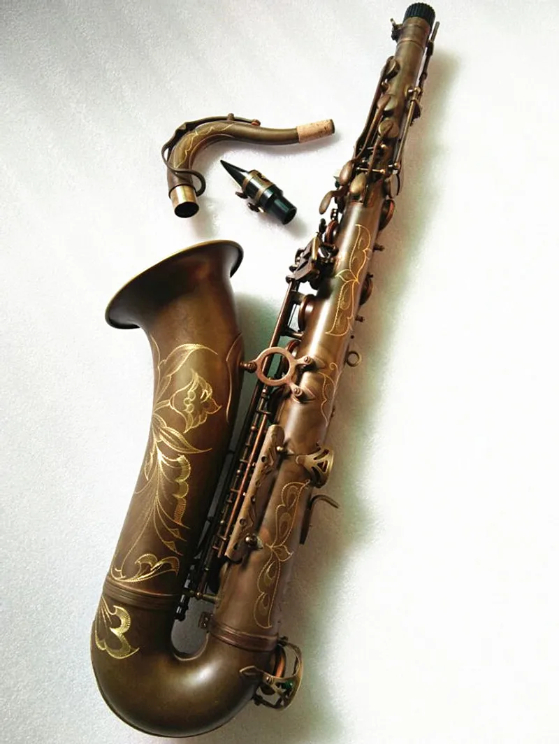 Новый высококачественный тенор-саксофон античная медь B-flat Ретро Бронзовый