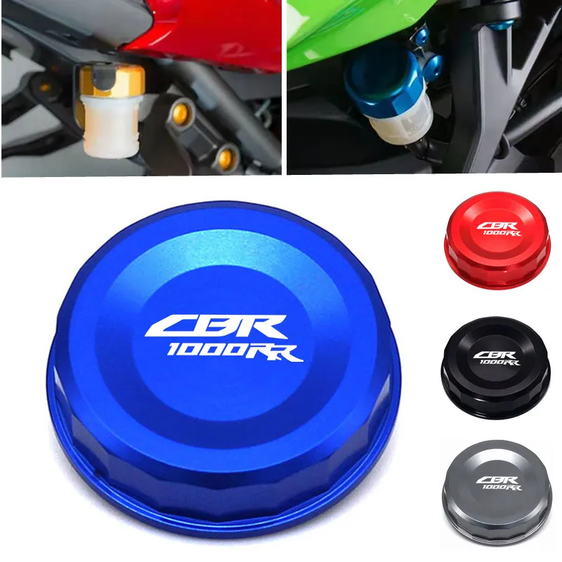 

New Motorcycle CNC Rear Brake Fluid Reservoir Cover Cap & LOGO CBR1000RR For Honda CBR 1000RR CBR 1000 RR 2008-2017 2016