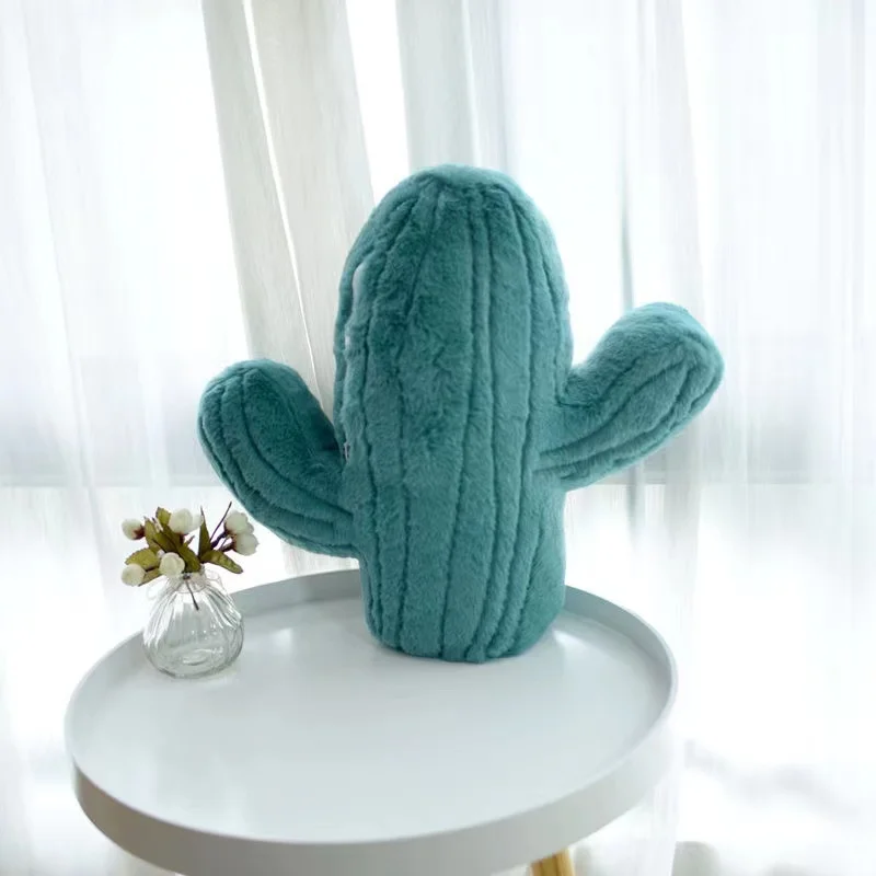 Creative Cartoon INS Plant Cactus Soft Pillow Waist Pillow For Office Car Home Living Room Sofa Bedroom Decoration Girl Gift