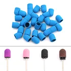 Пластмассовые шлифовальные ленты, насадки 150 для фрезы для маникюра и педикюра, инструмент для ухода за ногами, 5 шт.