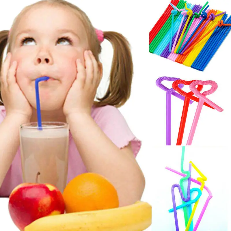 

Цветная Пластиковая соломинка для творчества, длинная локоть, соломинка для сока, оптовая продажа, 100 палочек