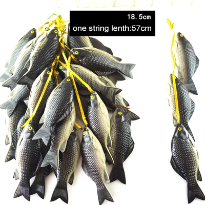 Fish Искусственная модель овощей поддельные чеснок Кукуруза рыбы Висячие струны кухня фестиваль Декор фотографии реквизит - Color: Fish
