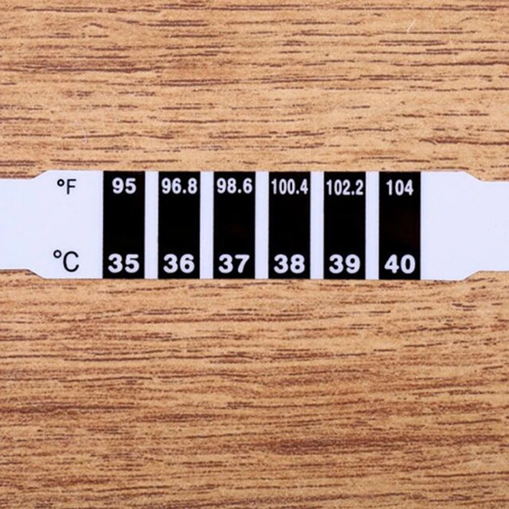 Forehead Head Strip Thermometer Baby Child Adult Body Check Test Temperature Monitoring Liquid Crystal Sticker |