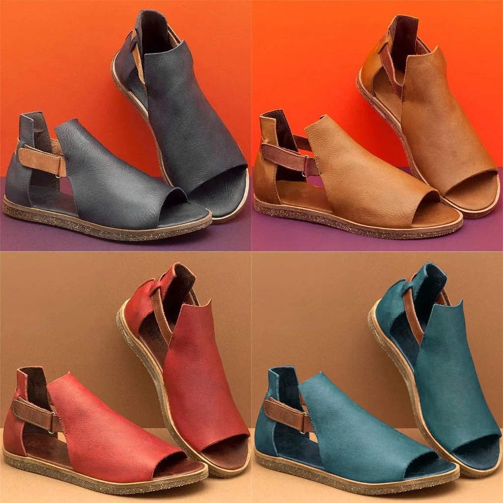 Женская обувь Лидер продаж 2020 года летние женские винтажные сандалии в стиле