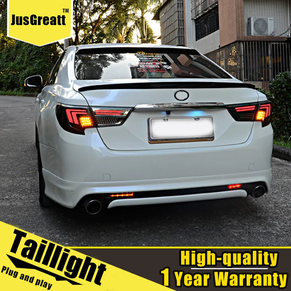 

2pcs Car Styling for Toyota Reiz 13-17 tail lights assembly All LED Rear Lamp+ dynamic turn signal +reverse light