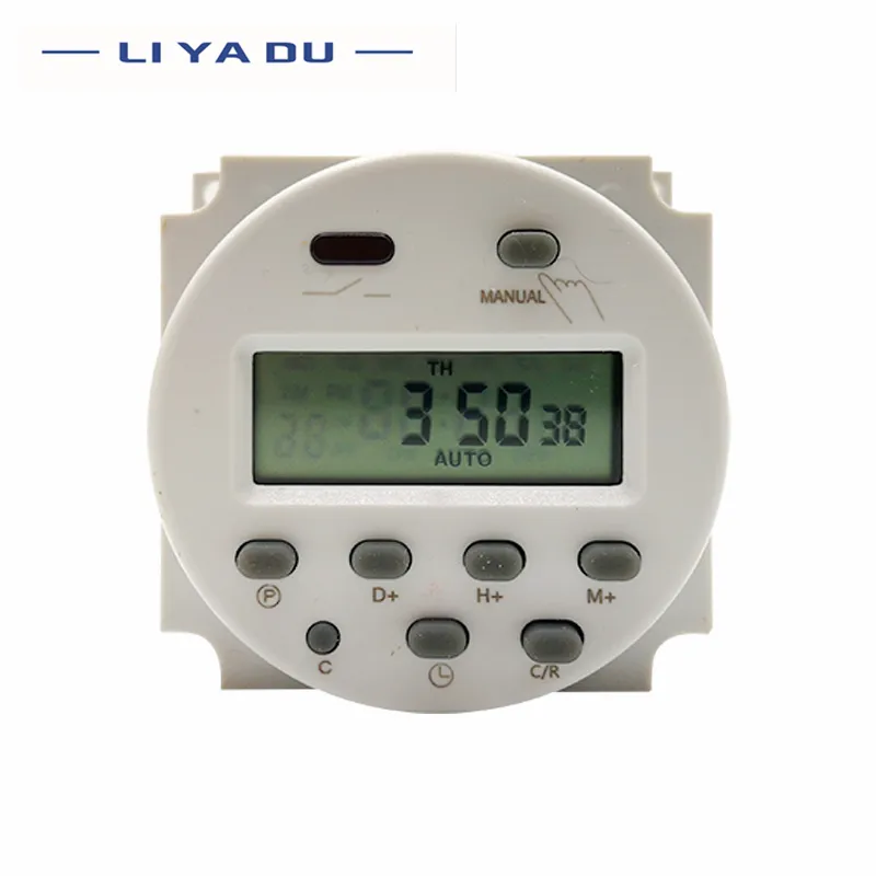CN101A 12V/24V/110V/220V  Single and double countdown micro cycle time control switch timer controller min control 16A