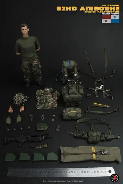 

Soldier Story 1/6 Ss089 U.S. 82nd Airborne Division Paratroopers In Panama Stock