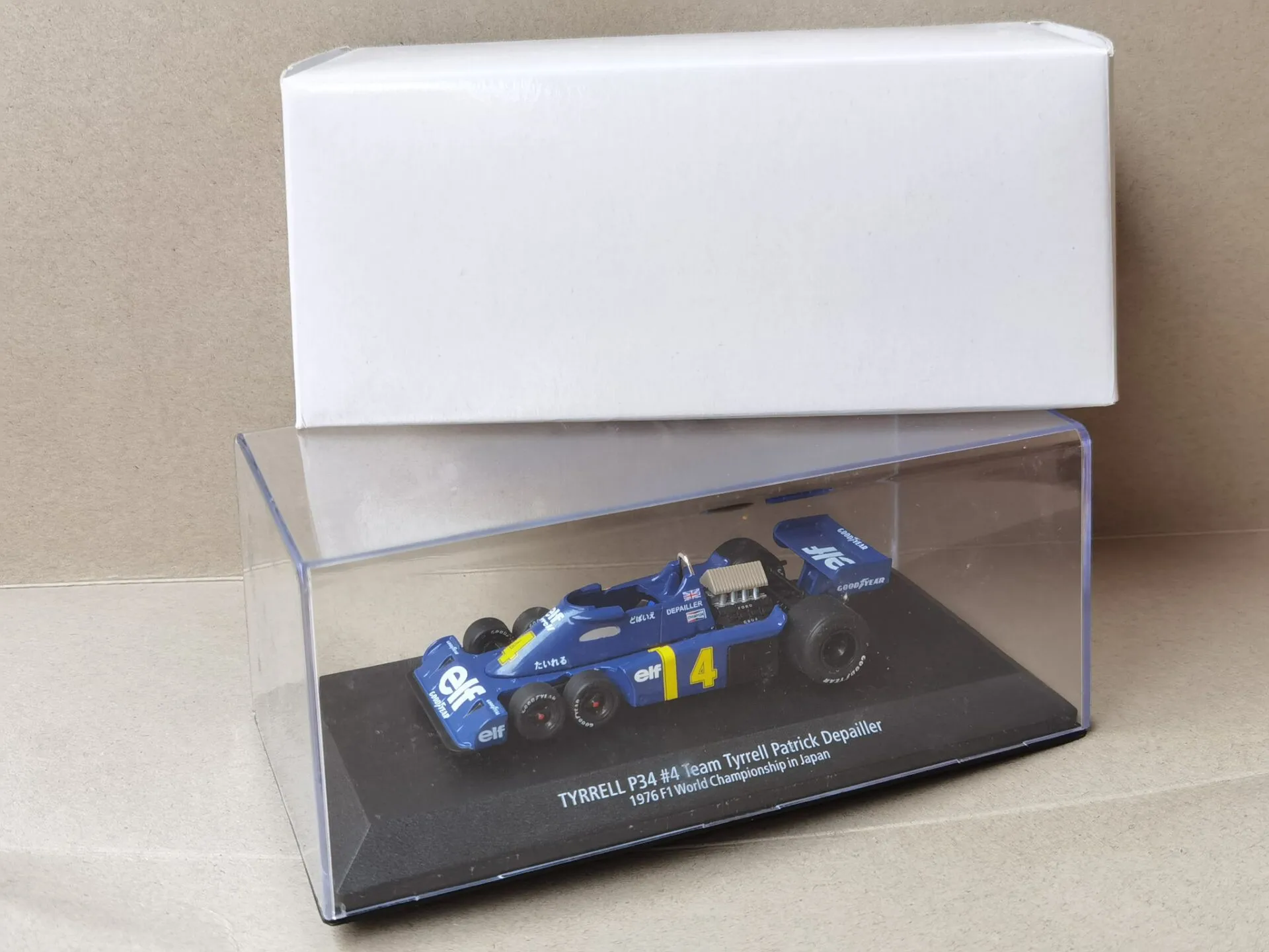 

IXO 1:43 TYRRELL P34 #4 team tyrrell Patrick depailler 1976 F1 world championship in japan Racing car model alloy
