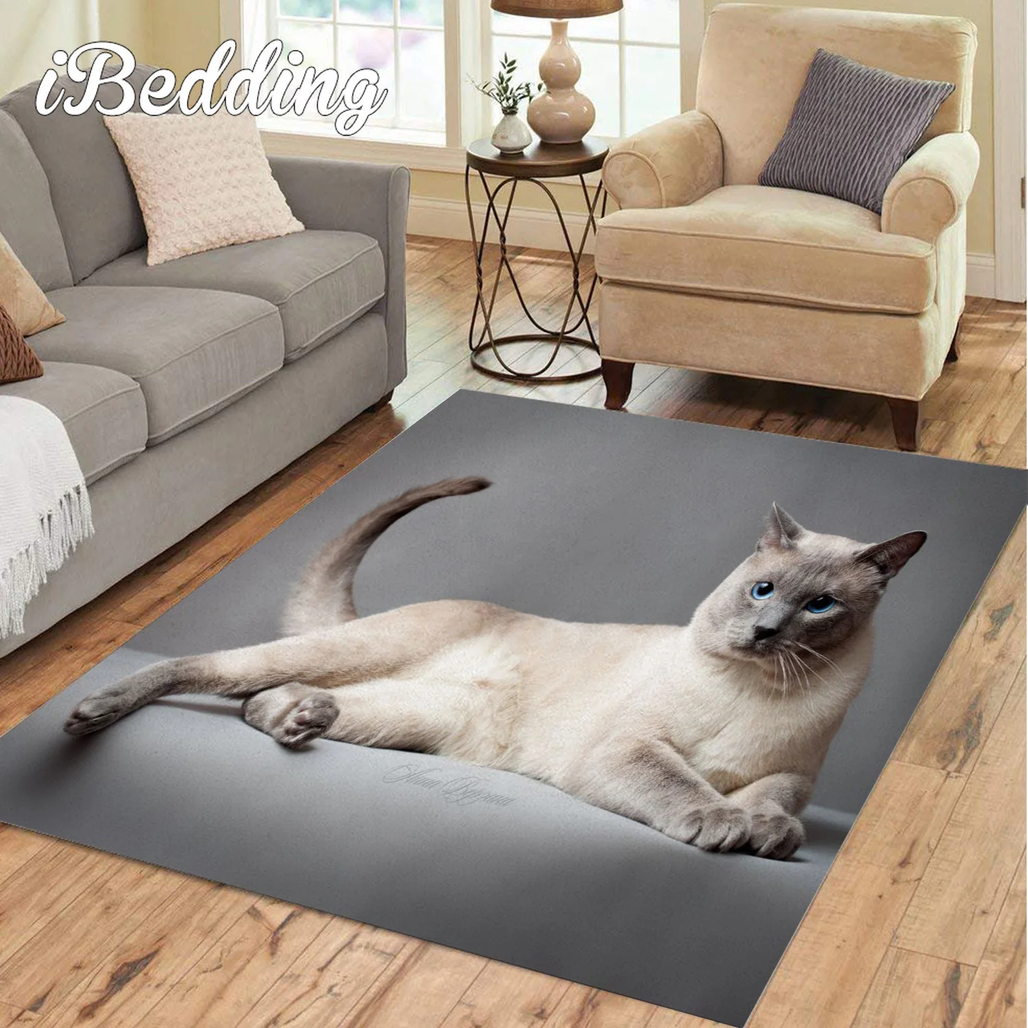 Коврик с 3D рисунком космонавта кота пузырьков чая мультяшный детский игровой