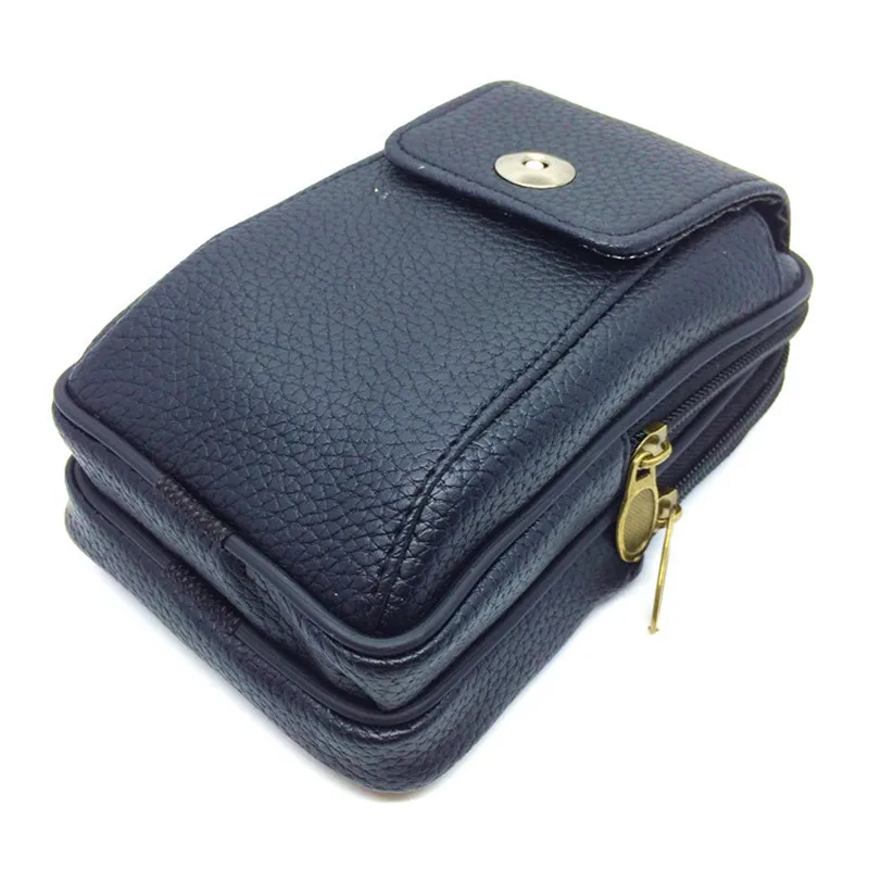 Многофункциональная поясная сумка BISI GORO унисекс уличный кошелек из натуральной