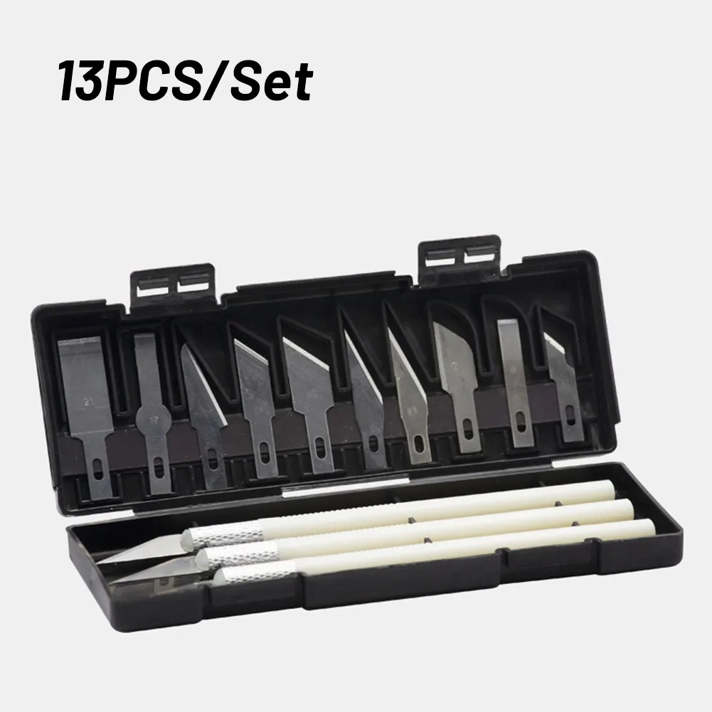 

13*Blades+3*Handle+1*Storage Case Engrave Tool Carving Tool High Carbon Steel