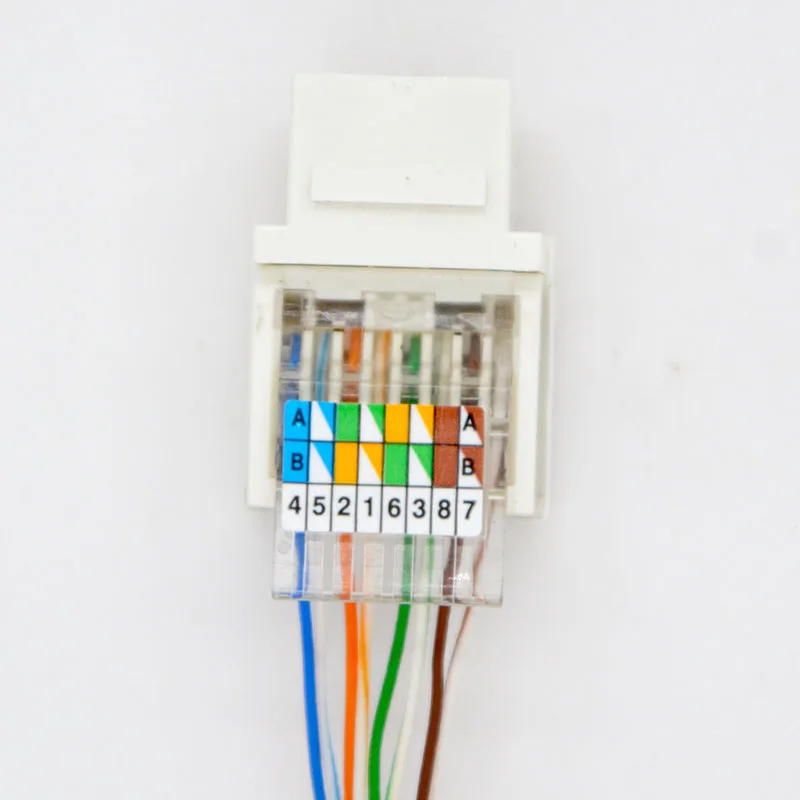 cat6 cat5e módulo de rede seis tipos
