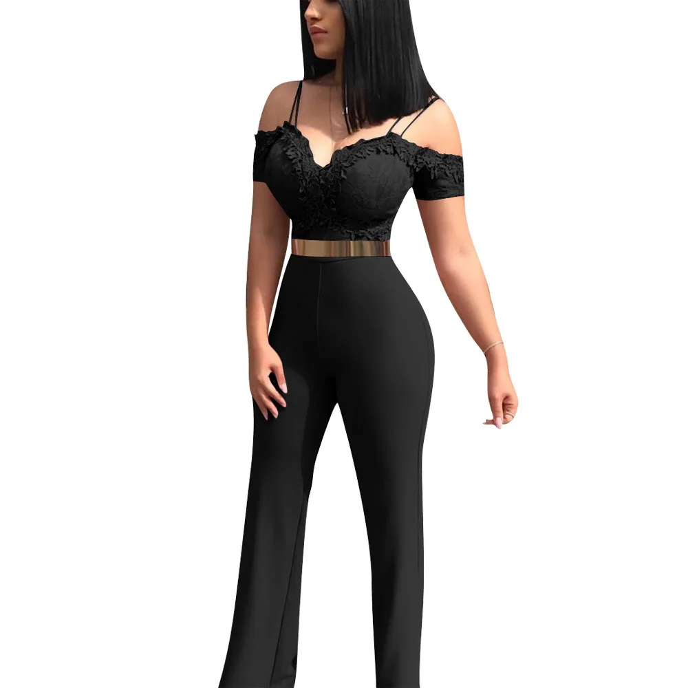 2019 новые модные Соблазнительные подтяжки кружева Комбинезоны для женщин/леди