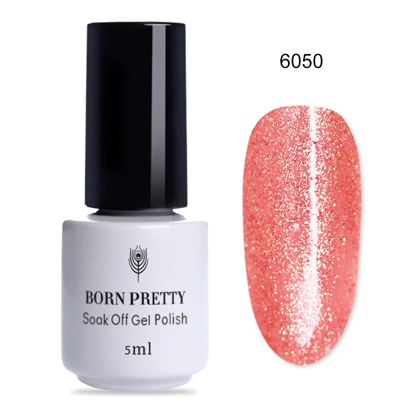 6050 BORN PRETTY одношаговый УФ-Гель-лак красочный замачиваемый Маникюр УФ-гель для дизайна ногтей лак для ногтей гель лак 5 мл Базовое покрытие - Цвет: 6050