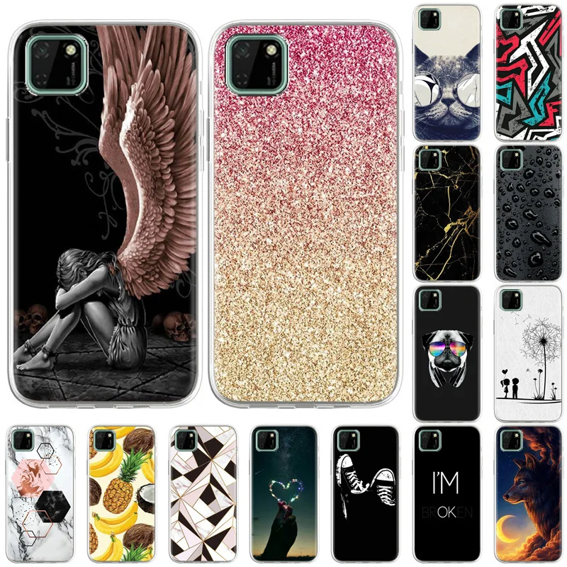 

Soft Case For Huawei Y5p Cases Silicon Stylish Capas For Huawei Honor 9S DUA-LX9 Y5p DRA-LX9 5.45" Pattern TPU Shell Bumper