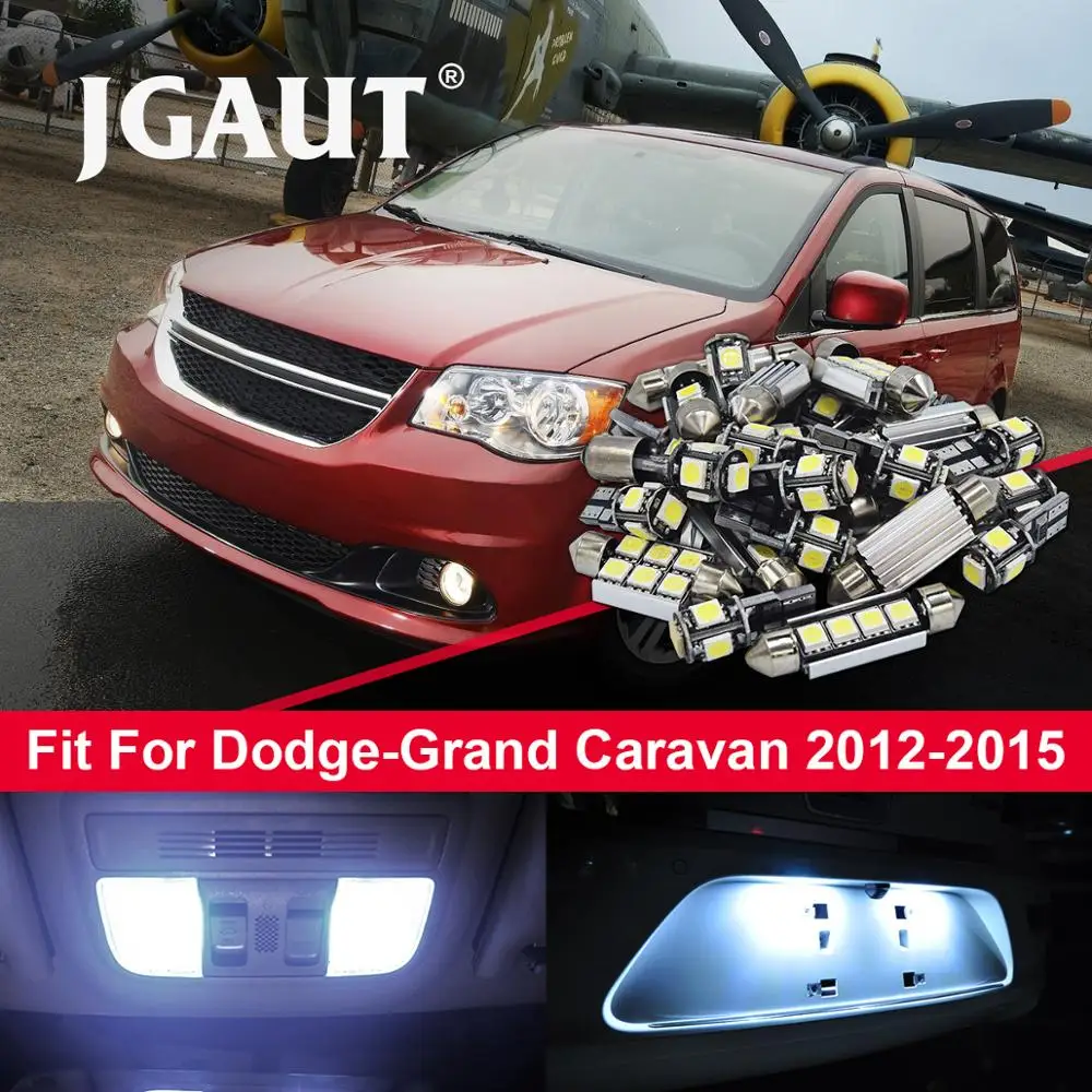 JGAUT 2 шт. Canbus Xenon 13 SMD Автомобильные светодиодные лампы для Dodge 2012 2015 Grand Caravan
