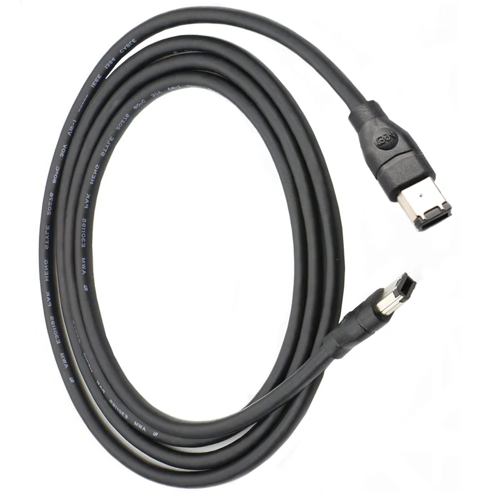

1.8M 3M 4.5M IEEE1394A Data Cable IEEE 1394 6P To 6P 6P-6P 6 Pin To 6Pin Industrial Camera Cable Firewire 400 Mbps