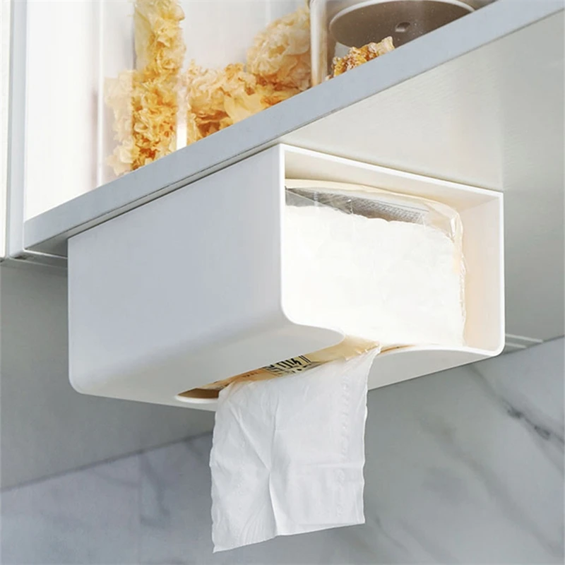 

Tissue Boxes Home Living Room Bathroom Waterproof Tissue Paper Desk Organizer Toilet Accessories