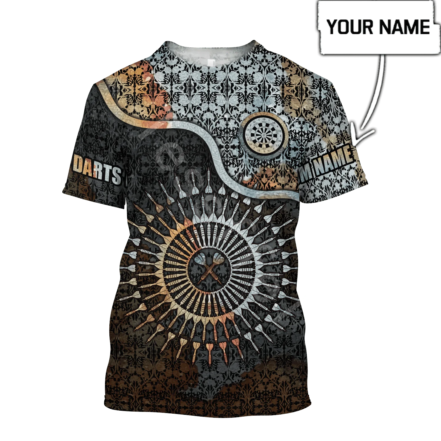 

Tessffel Darts Player Sports 3D Printed New Fashion Summer Harajuku T-shirt Unisex Top O-Neck Short Sleeve Drop Shipping D27