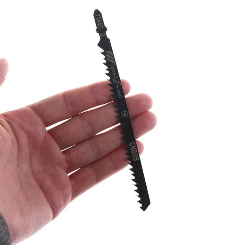 

5Pcs T144D T244D T111C T344D T318A 130Mm Hcs Jig Saw Fast Cutting Reciprocating Blade for Wood / Plastic