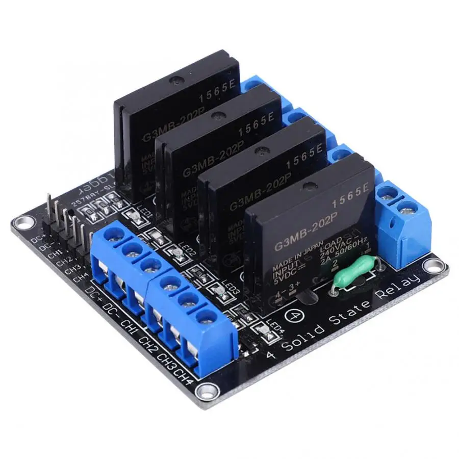 Твердотельный релейный модуль 4 Канальный Релейный Модуль 5 В низкоуровневый
