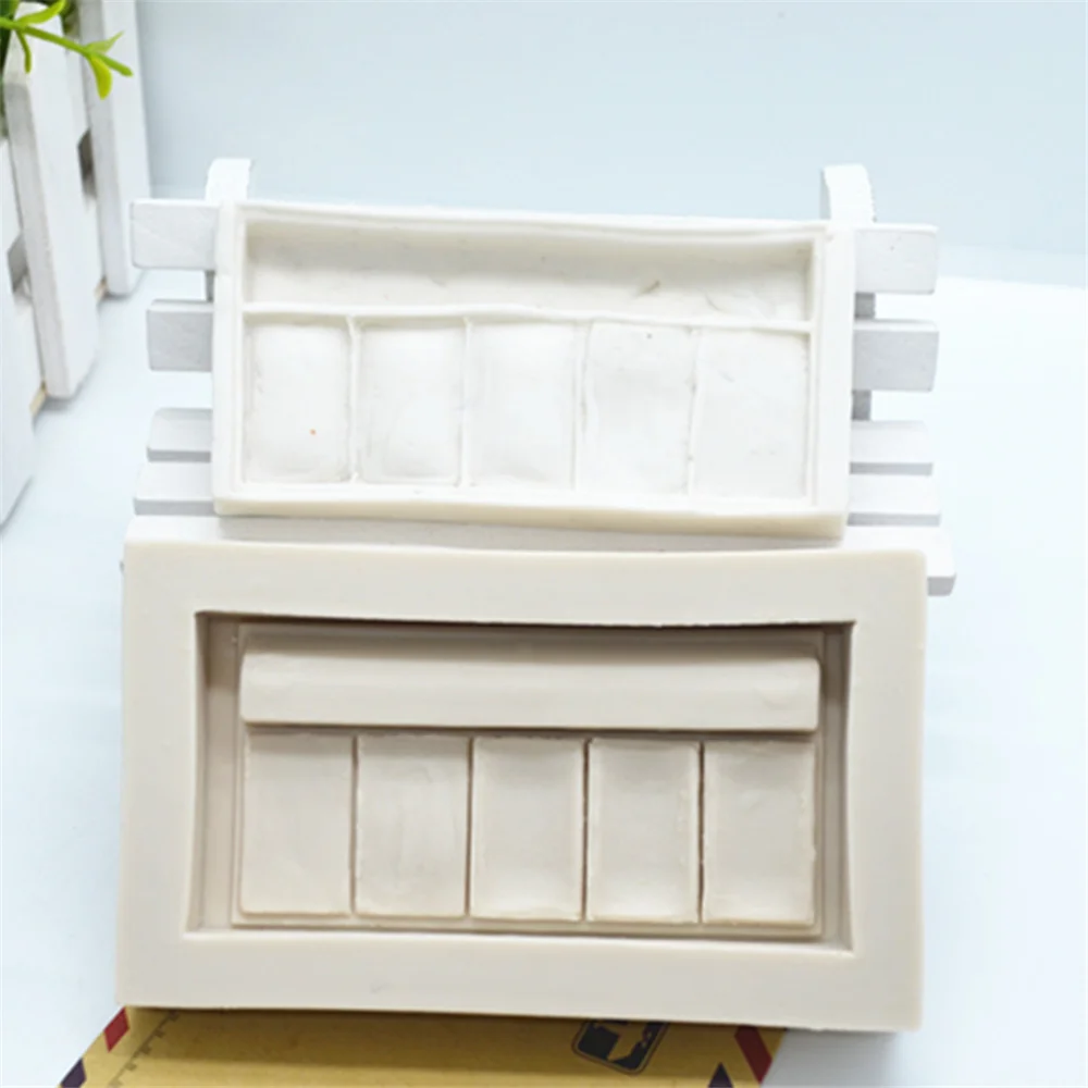 Luyou 1 шт. силиконовая резина прессформы Fondant Mold макияж коробка торта Docarating