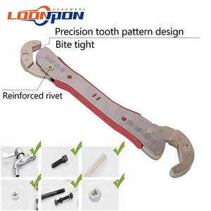 Регулируемый Многофункциональный гаечный ключ волшебный ключ, универсальный гаечный ключ 9-45 мм, 1 шт.