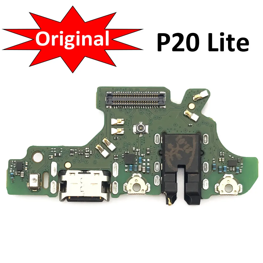

100% Original USB Charging Port Dock Connector Board With Microphone Flex Cable For Huawei P20 Lite Replacement Parts
