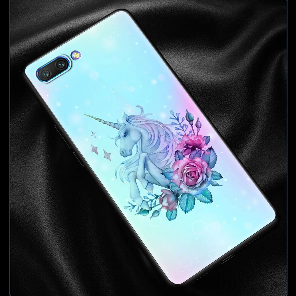 

Rainbow Unicorn Silicone Soft TPU Case for Honor 8X 9X 9C 9A 10 20 Lite 30 Pro 30i 20e 20S(6.15) Play 9A 8S 2020 Coque
