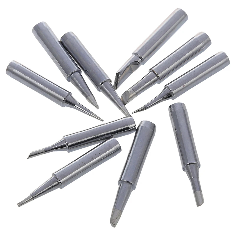 NEW-10 Tip Set Tips Soldering for Iron 900-T-I/ BK/ 1.6D/ 2.4D/ 3.0D/ 2C/ 3C/ 4C NEW | Инструменты