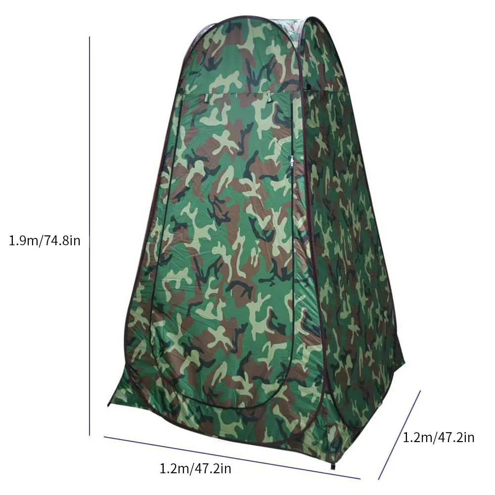

Portable Privacy Shower Toilet Camping Pop Up Tent Camouflage Anti UV Function Outdoor Dressing Tent Photography Tent Drop Ship