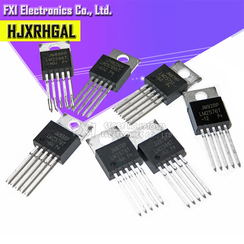 10 шт. LM2575T-12 LM2576T-ADJ LM2596T-3.3 LM2596T-ADJ LM2575T-5.0 LM2575T-ADJ LM2576HVT-ADJ LM2576T-12 LM2576T-5.0 TO-220