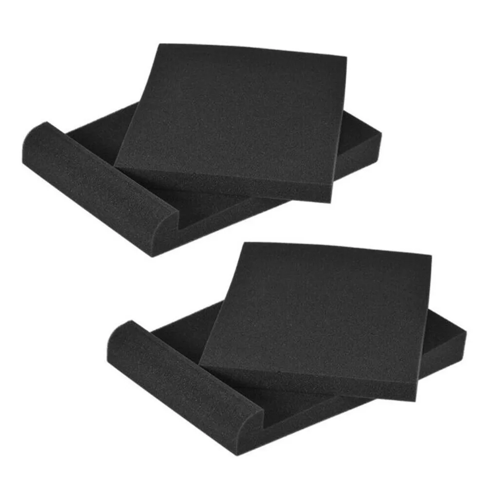 2set/4pcs Sound Insulation Studio Monitor Speaker Isolation Pads High Density Acoustic Foam Pads For 5 Inch / 6 Inch Speakers enlarge