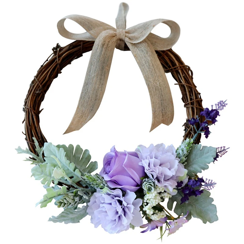 

Искусственный цветок розы, венок гортензии, весенний венок для входной двери, свадьбы, стены, окна, вечеринки, сада, домашний декор