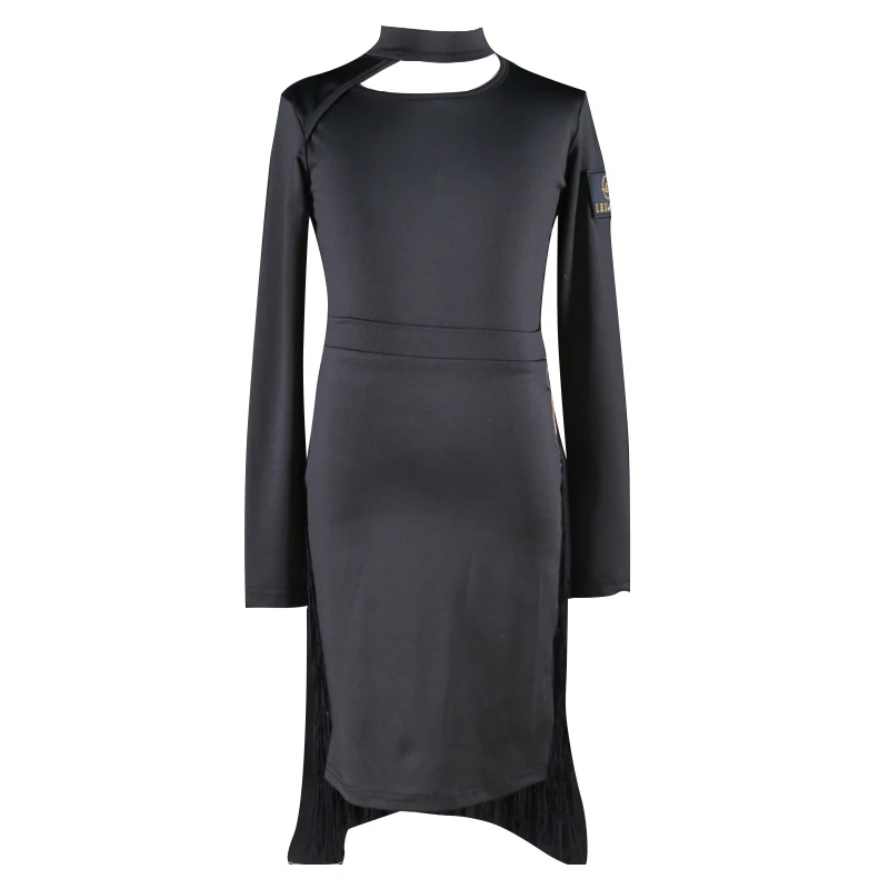 

Latin Dance Costume For Girls Tango Cha Cha Samba Rumba Salsa Ballroom Fringe Dresses Kids Practice Performance Clothing DC3414