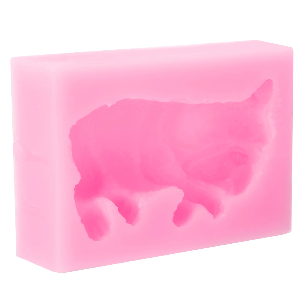 Силиконовая 3D форма в форме милой собаки для помадки мусса торта маленького