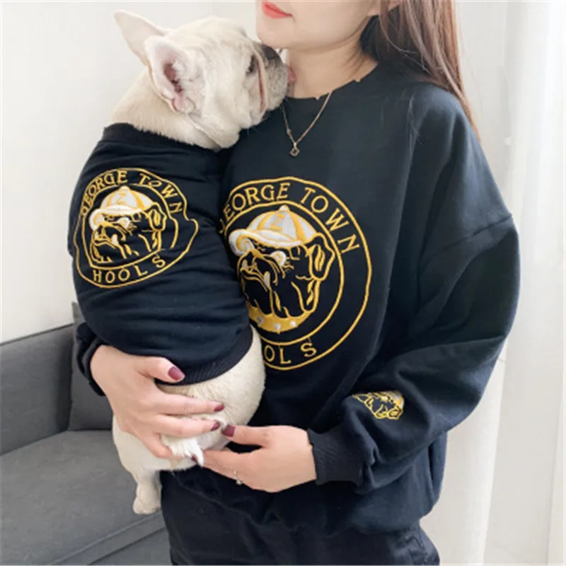 

Winter Parent-Child Dog Clothes French Bulldog Costume For Dogs Coat Jacket Pet Clothing Pug Clothes For Dogs Costume Outfit