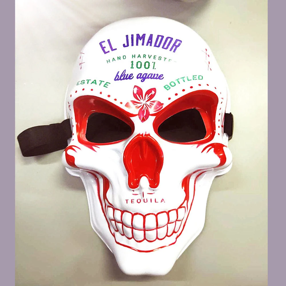 Хит Хэллоуин ужас Череп маски Забавный косплей маскарадный Рождественский