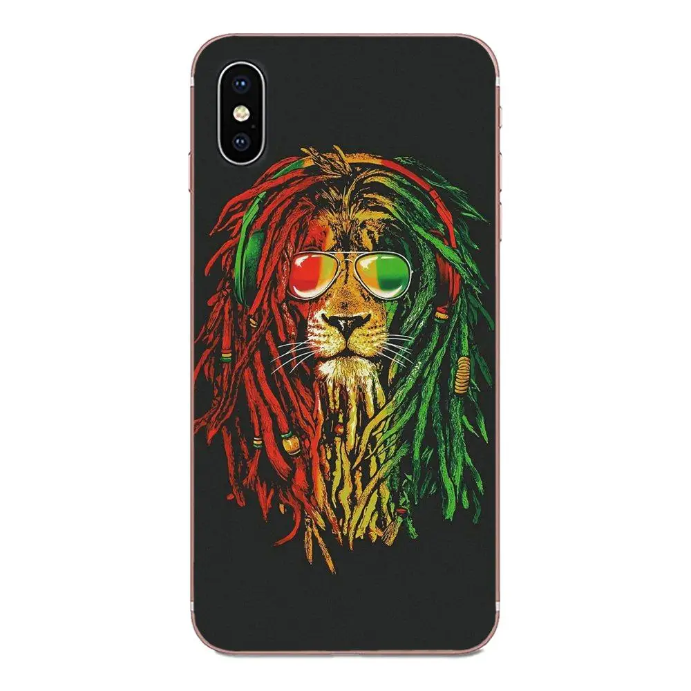 Bob Marleys Lion Rasta Reggae для Xiaomi Mi3 Mi4 Mi4C Mi4i Mi5 Mi 5S 5X 6 6X 8 SE Pro Lite A1 Max Mix 2 Note 3 4 | Мобильные
