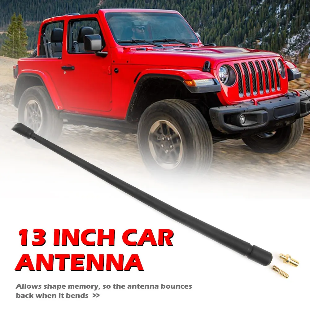 

Car Mount Rubber Antenna for Jeep Wrangler TJ JK JL 2007-2020 for F150 2007-2020 Signal Aerial Amplified Antenn