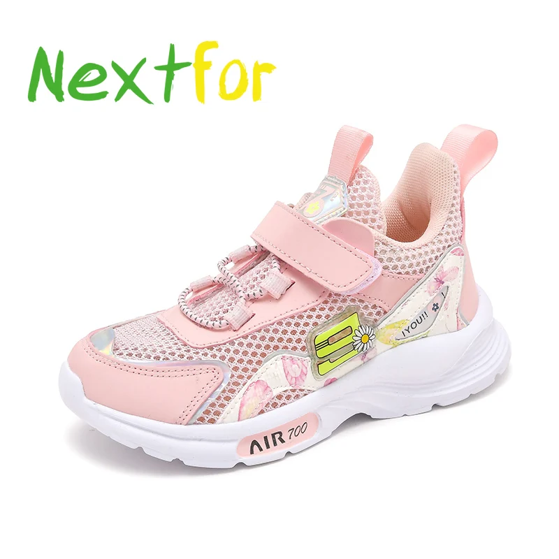

Summer Girls Casual Kids Shoes Mesh Breathable Kid Running Shoes Soft Girls Flats Sneakers Fashion Girl Gym Shoes Size 26-37